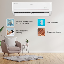 Voltas  Split Inverter AC | 1.5 Ton | 5 Star | White | 185V VECTRA PRISM