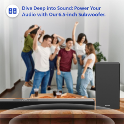 Philips Bluetooth Soundbar with Rich Bass | 2.1 | 160W | Black |  TAB4228/94