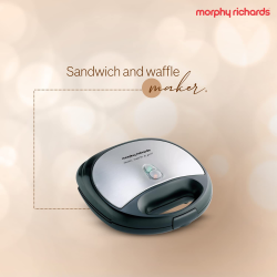 Morphy Richards SM3006 Interchangeable Toaster | Silver & Black | 370042