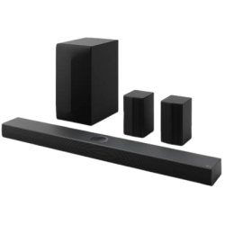 LG SQ75TR Bluetooth Soundbar | 600W Rear Speaker | 5.1.1 Ch  Dolby Atmos QNED Matching | Black | SQ75TR AINDLLK