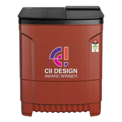 Godrej Edge Ultima Semi Automatic Top Load Washing Machine | WSEDGE ULT 80 5.0 DB2M CSRD | 8 kg | 5 Star | Crystal Red