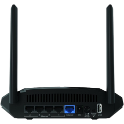 Netgear AC1200 Dual Band Wi-Fi Router | 1200 mbps | Black | R6120