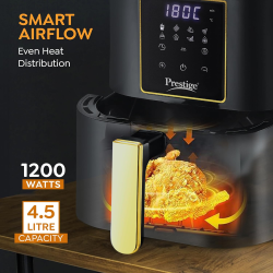 Prestige Nutrifry Digital Air Fryer | 4.5L | Black