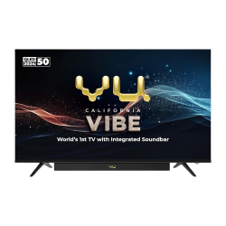 Vu Vibe Series QLED Google TV | 50 inch | Black | 50VIBE24