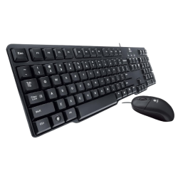 Logitech MK100 wired keyboard mouse Combo Set | Black