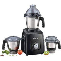 Sujata Mixer Grinder | 1000 W |  3 Jars | Black | MG02