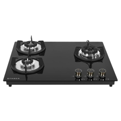 Faber HOB SUPERIA HT653 BR AI Glass Automatic Hob | 3 Burner