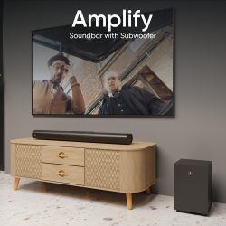 iGear Amplify Home Theatre | with HiFi Bass & Subwoofer | 120W | Black