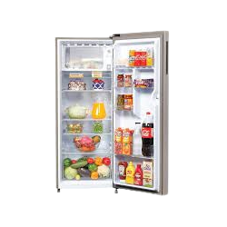 Haier Direct Cool Single Door Refrigerator | 3 Star | 215 L | Inox Steel Finish