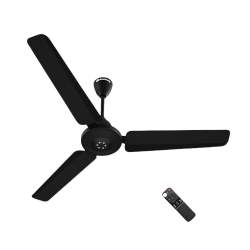 Atomberg Efficio Ceiling Fan | 1200 mm | 5 Star | BLDC Ceiling Fan with Remote Control | 3 Blade | Midnight Black