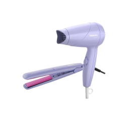 Philips Hair Dryer and Straightener Combo | 1000 W | Purple | HP8643/56