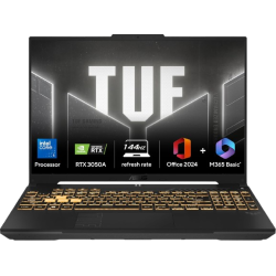 ASUS TUF Gaming F16 Gaming Laptop | Intel Core 5 210H | 16 GB | 512 GB SSD | 4 GB Graphics NVIDIA GeForce RTX 3050A | 144 Hz | Mecha Gray | FX607VB-RL076WS