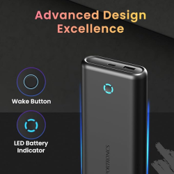 Portronics PowerPod 20K Advanced Power Bank | 20000 mAh | Black