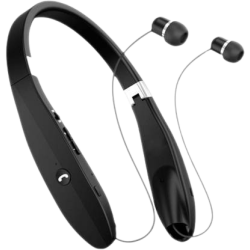 Portronics Harmonics 200 Wireless Stereo Bluetooth Neckband | Black | POR-927