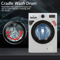 IFB 7 Kg 5 Star Fully-Automatic Front Loading Washing Machine | SERENA ZXS | 3D Wash Technology | Silver