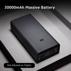 Mi 30000 mAh Power Bank | 18 W | Fast Charging | Black