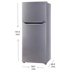 LG 242 L Frost Free Double Door 2 Star Refrigerator | GL-N292BDSY | Dazzle Steel