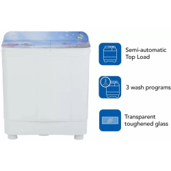 Haier Washing Machine | HTW95-178 | 9.5 kg | Semi Automatic Top Load | Multicolor