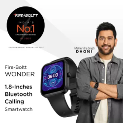 Fire-Boltt Wonder Smartwatch | BSW047 | Black Strap