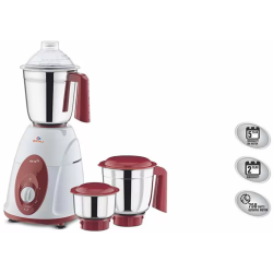 BAJAJ Classic  Mixer Grinder | 750 W | 3 Jars | Maroon with white