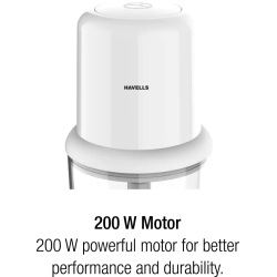 Havells Coral Chopper | 200 W | White