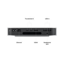 Apple  Mac Mini | MMFJ3HN/A | Apple M2 Chip / 8 Core CPU/ 10 Core GPU/ 8GB RAM/ 256GB SSD/ macOS |