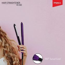 IMPEX Hair Straightener | HS-302  | Violet