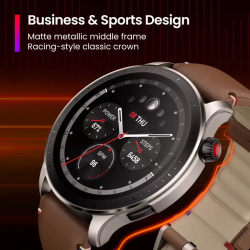 AMAZFIT GTR 4  Smartwatch | A2166 | Brown Strap