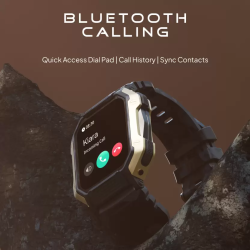 Fire-Boltt Shark Bluetooth Calling Smartwatch | 1.83 | Grey Strap