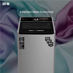 IFB  TL-SLBS Fully Automatic Top Load Washing Machine with In-built Heater | 9 kg |  Silver