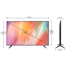 Samsung 4K Ultra HD Smart LED TV UA55AU7500KLXL | 55 inches | Black