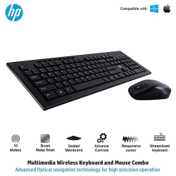 HP 4SC12PA Multimedia Slim Wireless Keyboard and Mouse Combo