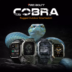 Fire-Boltt Cobra Bluetooth Calling Smartwatch | 1.78" | Camo Green Strap