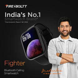 Fireboltt Fighter BSW122 Smart Watch | Black