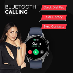 Fire-Boltt Smartwatch Brand Talk 2 Bluetooth Calling Smartwatch | Navy Blue