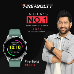 Fire-Boltt Smartwatch Brand Talk 2 Bluetooth Calling Smartwatch | Silver Green