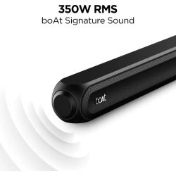 boAt Aavante Bar 3200D Bluetooth Soundbar | Dolby Audio | 350 W | Premium Black