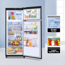 Godrej Edge 294 L 2 Star Frost Free Double Door Refrigerator  | RT EONVALOR 310B 25 RCIM JT ST |  Jet Steel)