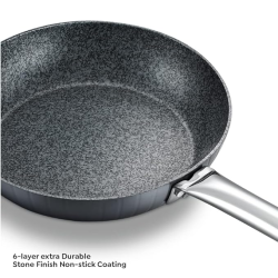 Prestige Durastone OMNI Hard Anodised Fry Pan | 28 cm | 2.6 L