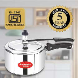 Butterfly Orchid Induction Bottom Pressure Cooker | 2 L