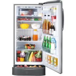 LG 205 L Direct Cool Single Door 5 Star Refrigerator | Smart Inverter Compressor | GL-D221APZZ | Shiny Steel