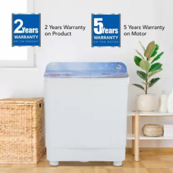 Haier Semi Automatic Top Load Washing Machine | 9.5 kg | Multicolor | HTW95-178