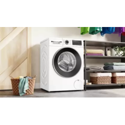 BOSCH Fully Automatic Front Load Washing Machine | In-built Heater | 8 kg | WGA13400IN | White