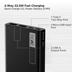 Boat EnergyShroom PB300 - 10000mAh Powerbank