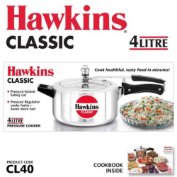 Hawkins Classic Pressure Cooker | CL40 | 4 L