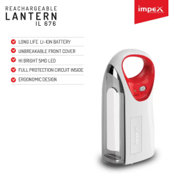 IMPEX IL 676 Lantern Emergency Light  | White & Red