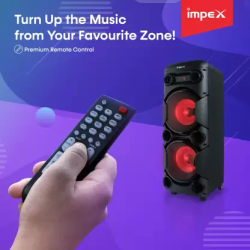 IMPEX Bluetooth Tower Speaker | 80 W | TS8001