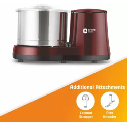 Orient Electric Grind Master | WGGM152N Wet Grinder | Maroon