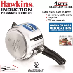 Hawkins 4 L | Induction Pressure Cooker | Stainless Steel