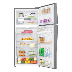 LG Frost Free Double Door Refrigerator | GN-H602HLHM.APZQEBN  | 475 Litres | 1 Star | Platinum Silver